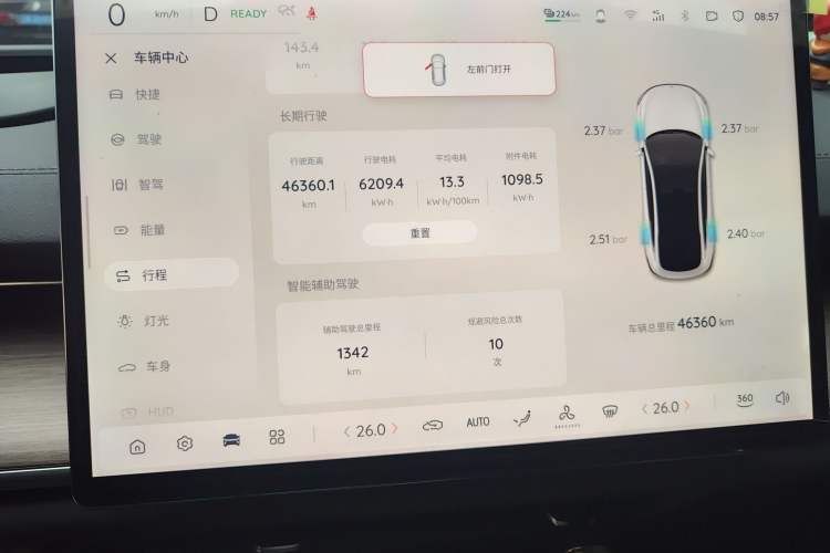 Used CHANGAN NEVO A07 2024 Pure Electric "True Fragrance" Edition 515 Prestige Model Instrument Cluster