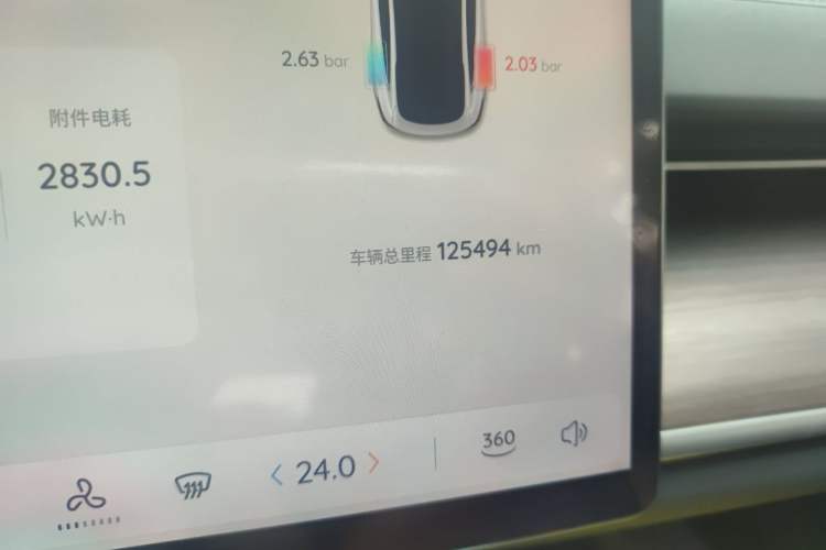 Used CHANGAN NEVO A07 2024 All-Electric "True Fragrance" Edition 710 Flagship Model Odometer Close Up