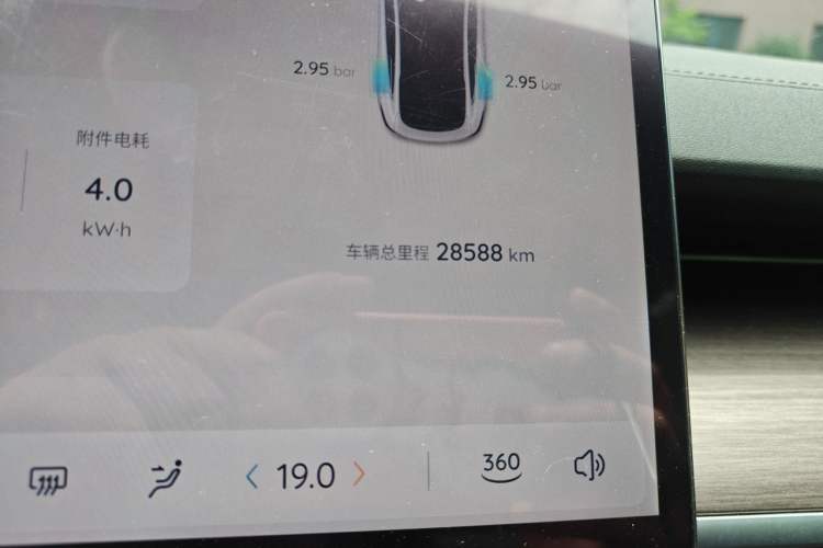 Used CHANGAN NEVO A07 2024 All-Electric "True Fragrance" Edition 710 Flagship Model Odometer Close Up