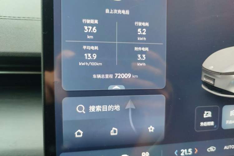 Used CHANGAN NEVO A07 2024 All-Electric "Real Bargain" Version 515 Elite Model 58.9 kWh Odometer Close Up