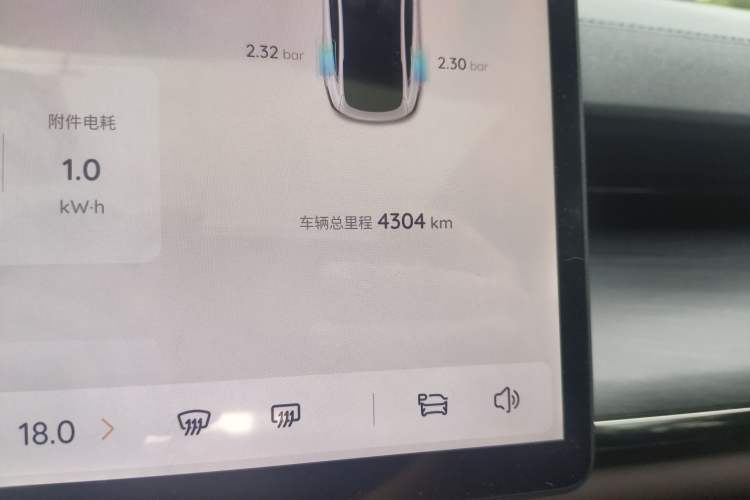 Used CHANGAN NEVO A07 2024 All-Electric "True Fragrance" Edition 710 Flagship Model Odometer Close Up