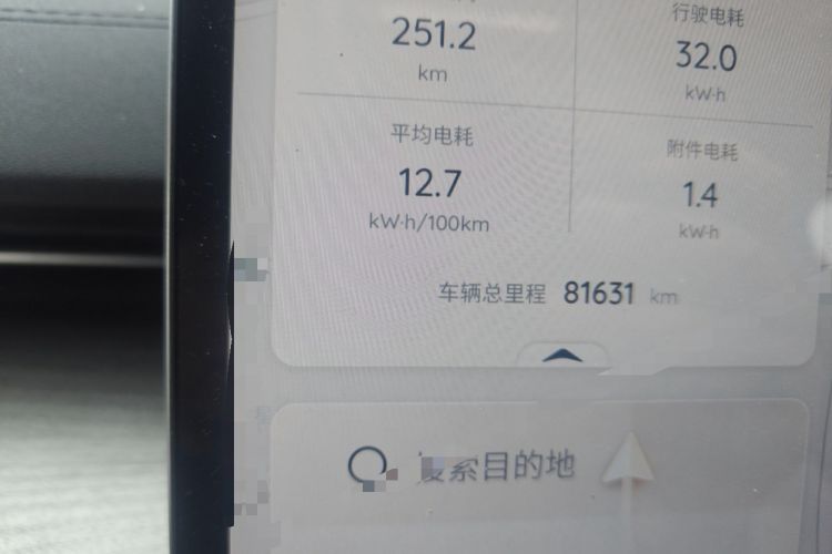 Used CHANGAN NEVO A07 2024 All-Electric "Real Bargain" Version 515 Elite Model 58.9 kWh Odometer Close Up
