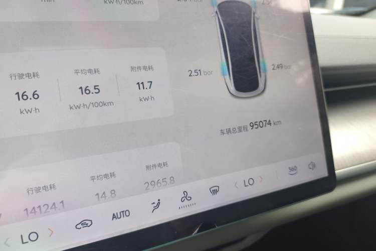 Used CHANGAN NEVO A07 2024 Pure Electric "True Fragrance" Edition 515 Prestige Model Instrument Cluster
