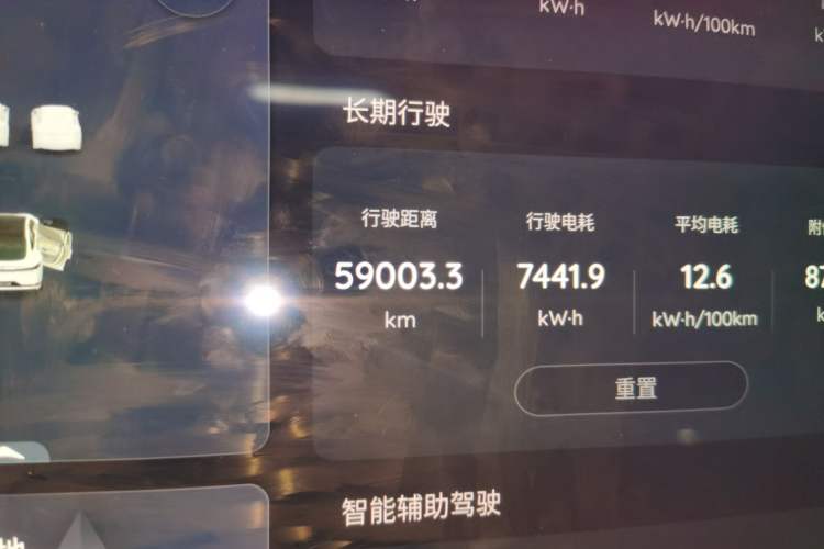 Used CHANGAN NEVO A07 2024 All-Electric "True Fragrance" Edition 710 Flagship Model Odometer Close Up