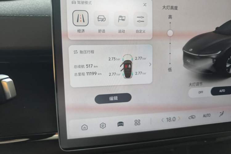 Used CHANGAN NEVO A07 2025 Range-Extended "Truly Delicious" 140 Elite Version Odometer Close Up