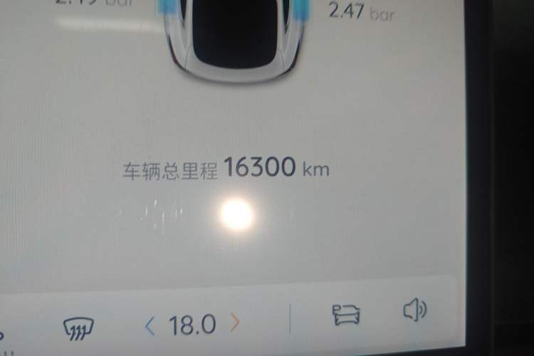 Used CHANGAN NEVO A07 2025 Blue Whale Pure Electric 625 Flagship Model Odometer Close Up
