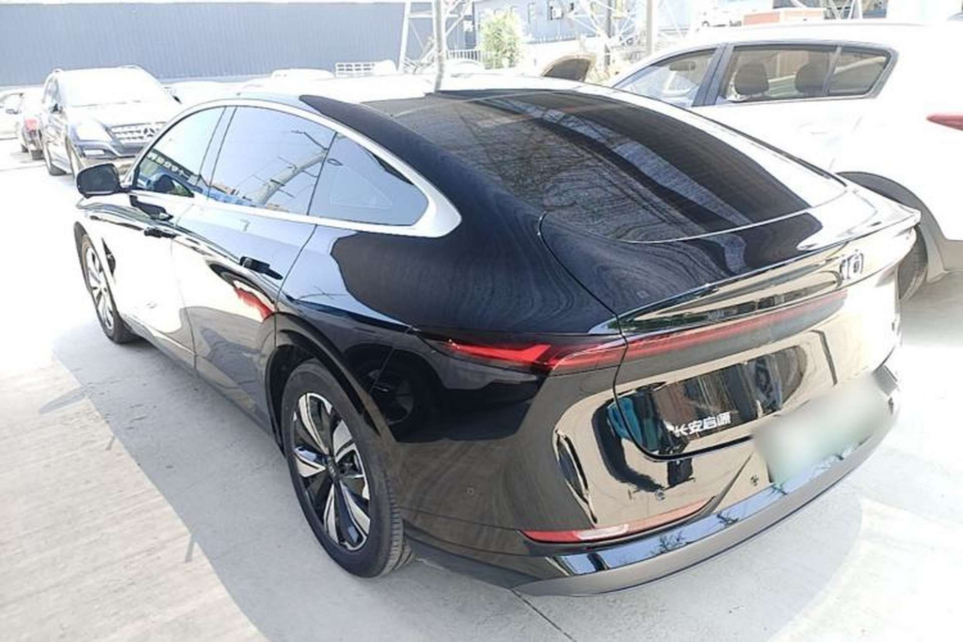 Used CHANGAN NEVO A07 2025 Blue Whale Pure Electric Version 525 Luxury Model Rear Left 45 Deg