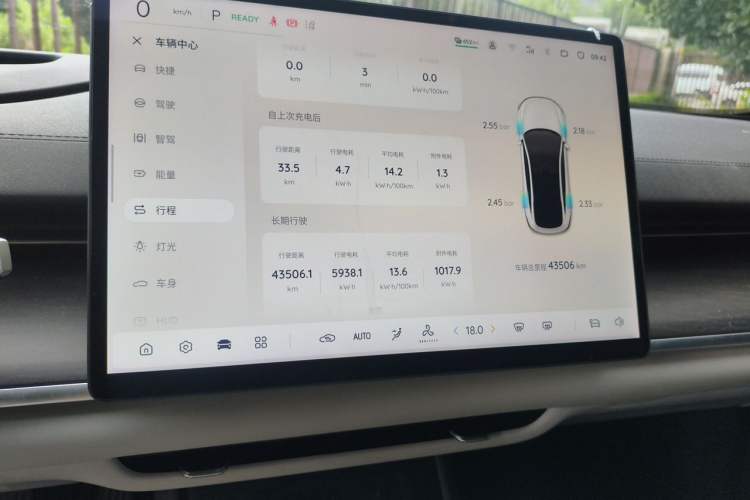 Used CHANGAN NEVO A07 2025 Blue Whale Pure Electric 710 Flagship Model Audio And AC Panel