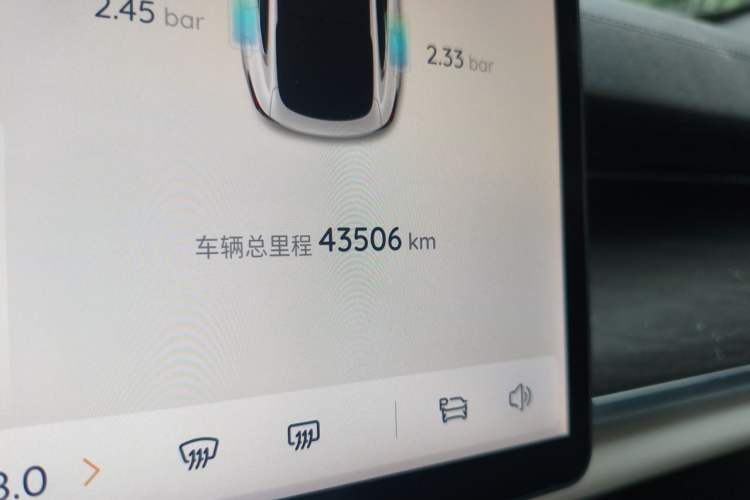 Used CHANGAN NEVO A07 2025 Blue Whale Pure Electric 710 Flagship Model Odometer Close Up