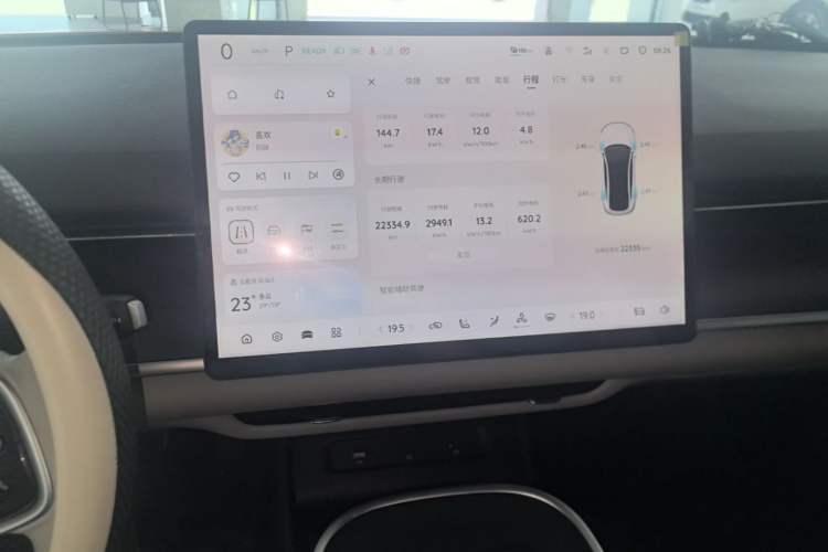 Used CHANGAN NEVO A07 2025 All-Electric "Real Bargain" 525 Luxury Model Audio And AC Panel