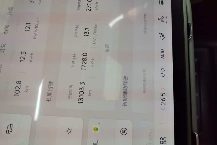 Used CHANGAN NEVO A07 2025 All-Electric "Real Bargain" 525 Luxury Model Odometer Close Up