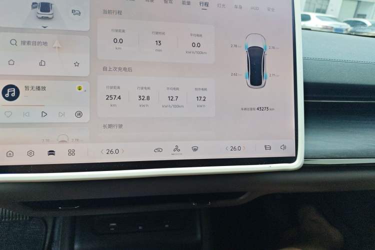 Used CHANGAN NEVO A07 2025 Blue Whale Pure Electric 625 Flagship Model Odometer Close Up