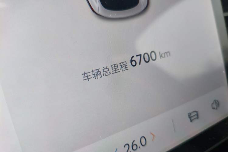 Used CHANGAN NEVO A07 2025 All-Electric "True Fragrance" Edition 710-Mile Long-Range Version Odometer Close Up