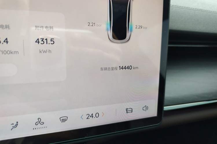 Used CHANGAN NEVO A07 2025 All-Electric "True Fragrance" Edition 710-Mile Long-Range Version Odometer Close Up