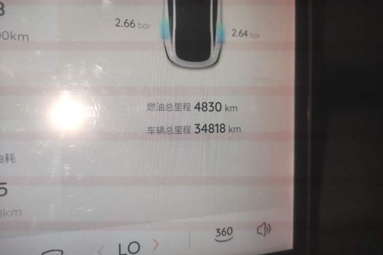Used CHANGAN NEVO A07 2025 Range-Extended "True Fragrant" Edition 230 Luxury Version Odometer Close Up