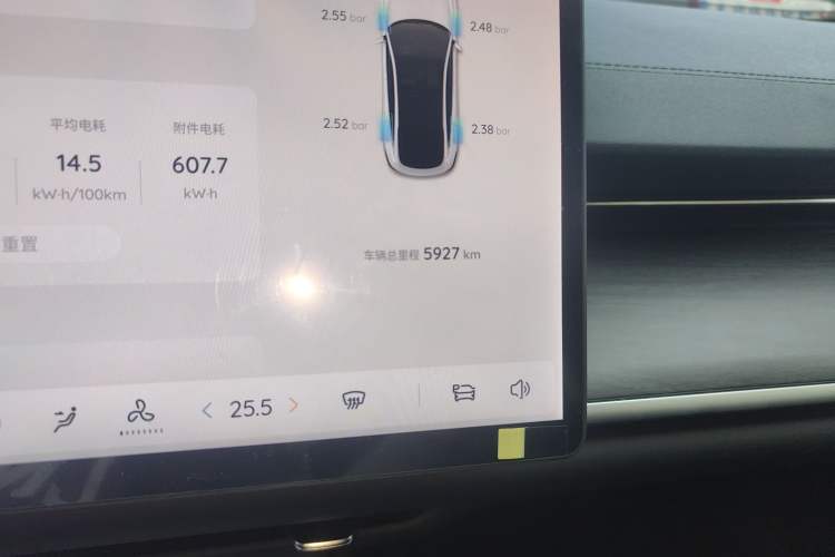 Used CHANGAN NEVO A07 2025 All-Electric "True Fragrance" Edition 710-Mile Long-Range Version Odometer Close Up