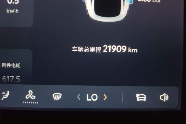Used CHANGAN NEVO A07 2025 Pure Electric "True Fragrance" Edition 625 Flagship Model Odometer Close Up