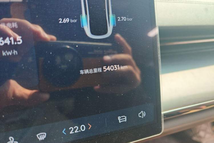 Used CHANGAN NEVO A07 2026 Model Ultra-Long Blue Whale Pure Electric 730 Luxury Edition Odometer Close Up