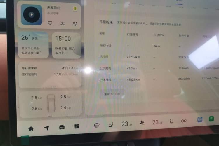 Used CHANGAN NEVO E07 2026 Model Pure Electric Four-Wheel Drive 90kWh Ultra Instrument Cluster