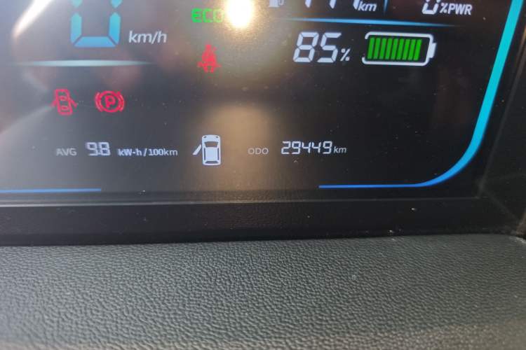 Used CHANGAN NEVO Lumin 2022 210km Sweet Edition Odometer Close Up