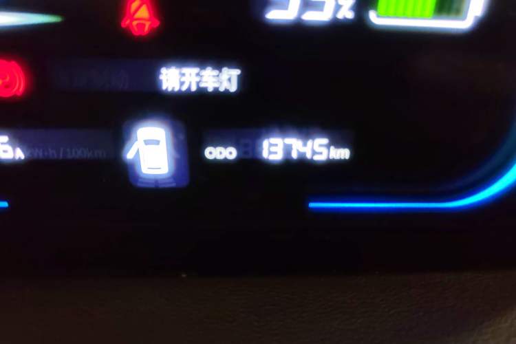 Used CHANGAN NEVO Lumin 2022 210km Sweet Edition Odometer Close Up