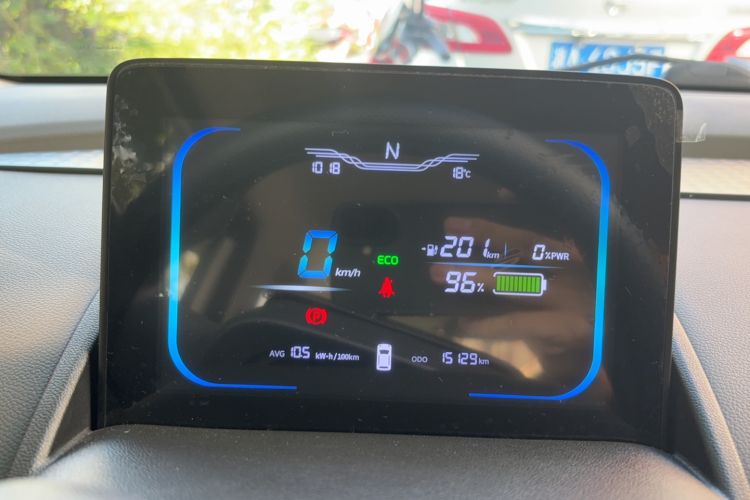 Used CHANGAN NEVO Lumin 2022 210km Sweet Edition Odometer Close Up