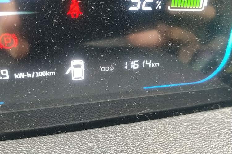Used CHANGAN NEVO Lumin 2022 210km Sweet Edition Odometer Close Up