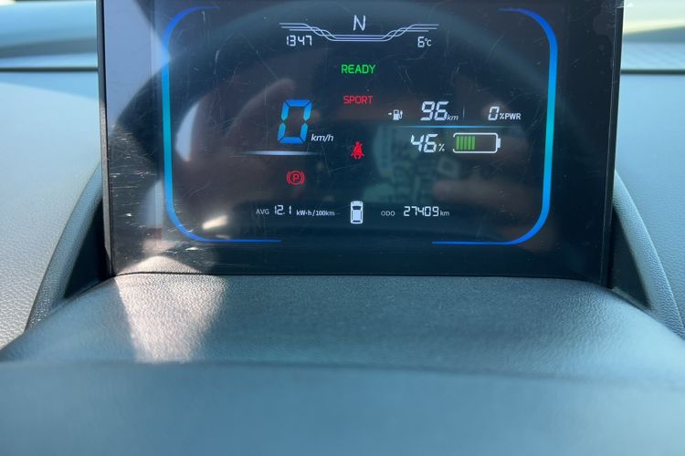 Used CHANGAN NEVO Lumin 2022 210km Sweet Edition Odometer Close Up