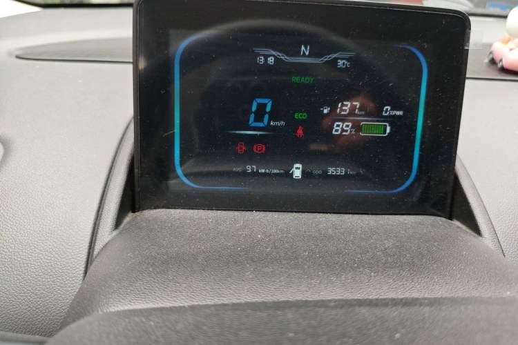 Used CHANGAN NEVO Lumin 2022 155 km – Refreshingly Sweet Edition Odometer Close Up
