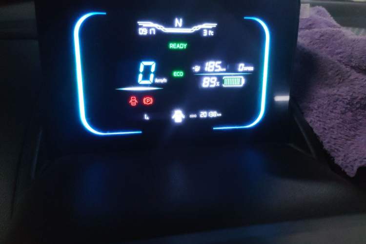 Used CHANGAN NEVO Lumin 2022 210km Sweet Edition Odometer Close Up