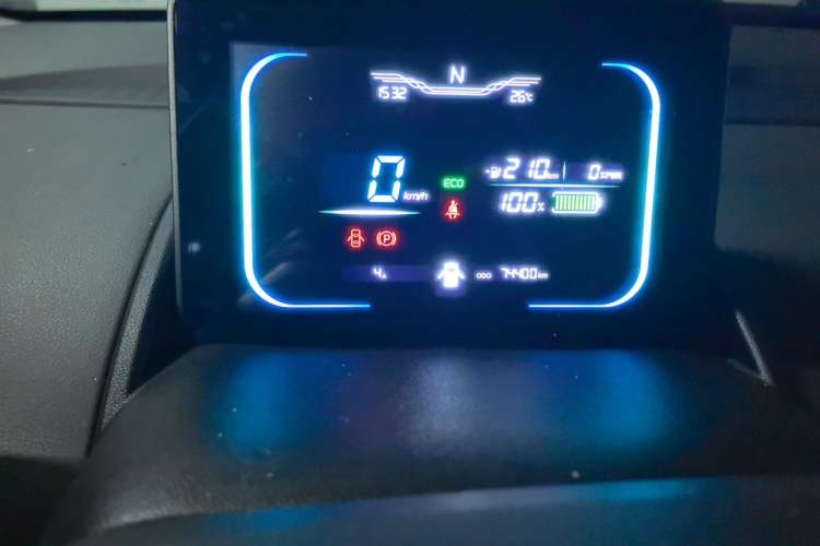 Used CHANGAN NEVO Lumin 2022 210km Sweet Edition Odometer Close Up