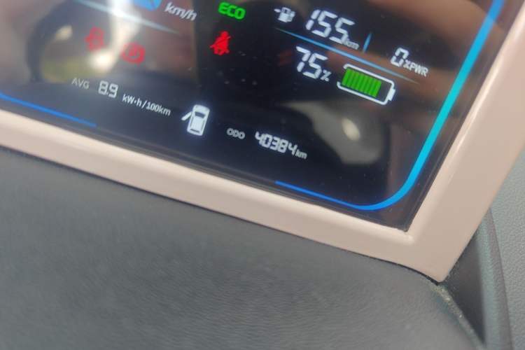 Used CHANGAN NEVO Lumin 2022 210km Sweet Edition Odometer Close Up