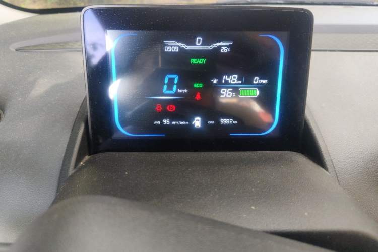 Used CHANGAN NEVO Lumin 2022 155 km – Refreshingly Sweet Edition Odometer Close Up