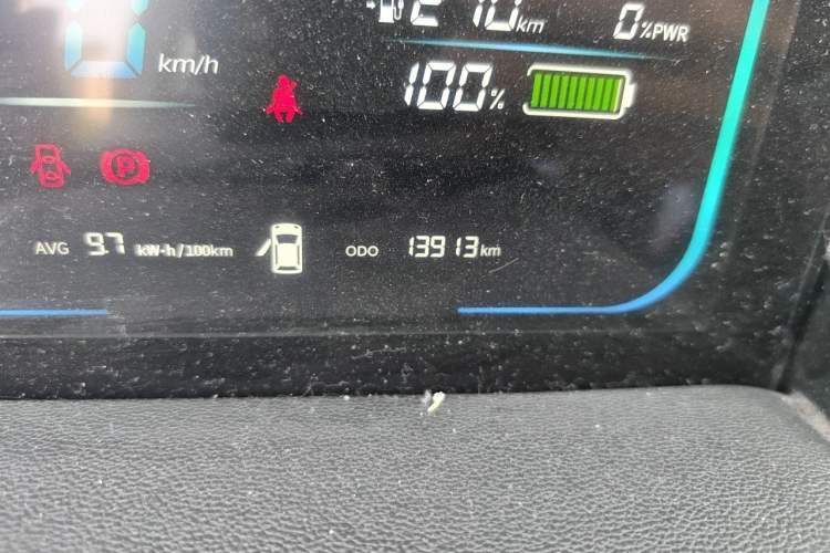 Used CHANGAN NEVO Lumin 2022 210km Sweet Edition Odometer Close Up