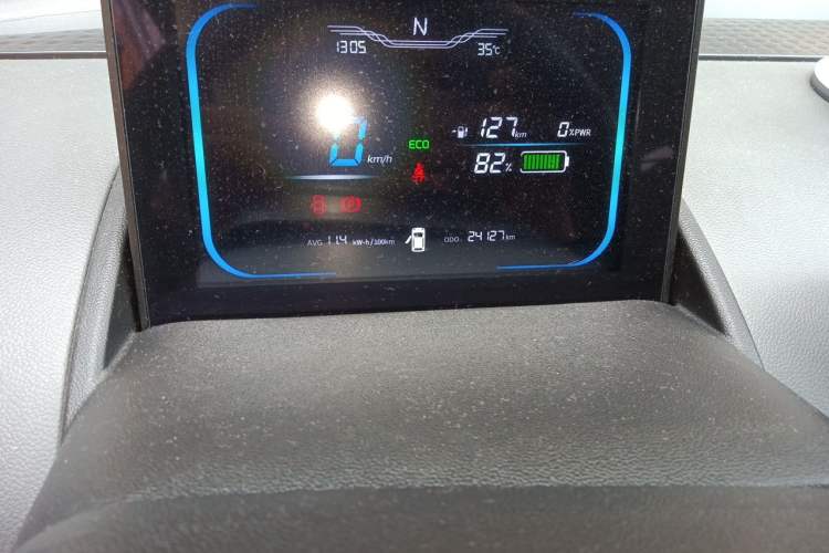 Used CHANGAN NEVO Lumin 2022 155 km – Refreshingly Sweet Edition Odometer Close Up