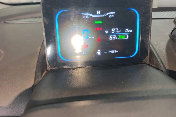 Used CHANGAN NEVO Lumin 2022 155 km – Refreshingly Sweet Edition Odometer Close Up