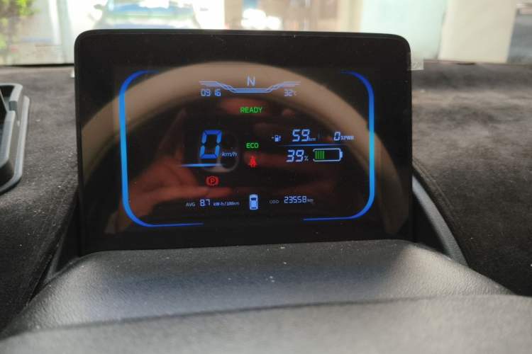 Used CHANGAN NEVO Lumin 2022 155 km – Refreshingly Sweet Edition Odometer Close Up