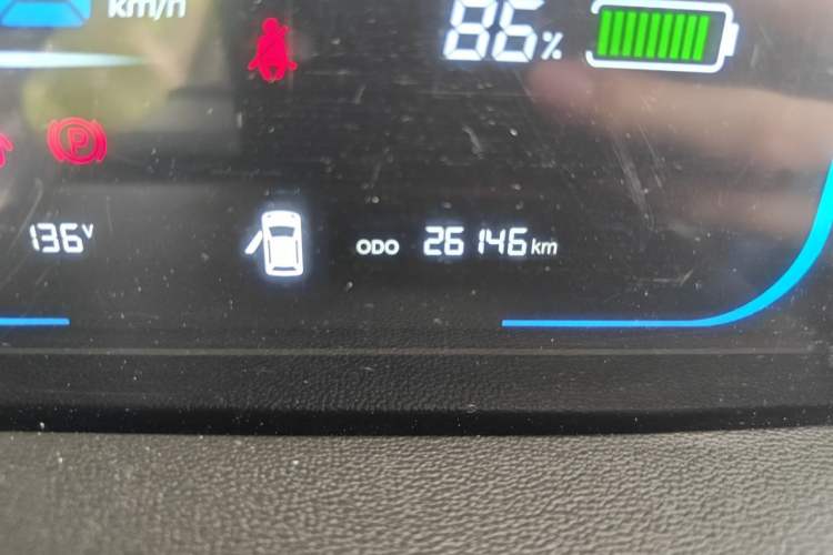 Used CHANGAN NEVO Lumin 2022 210km Sweet Edition Odometer Close Up