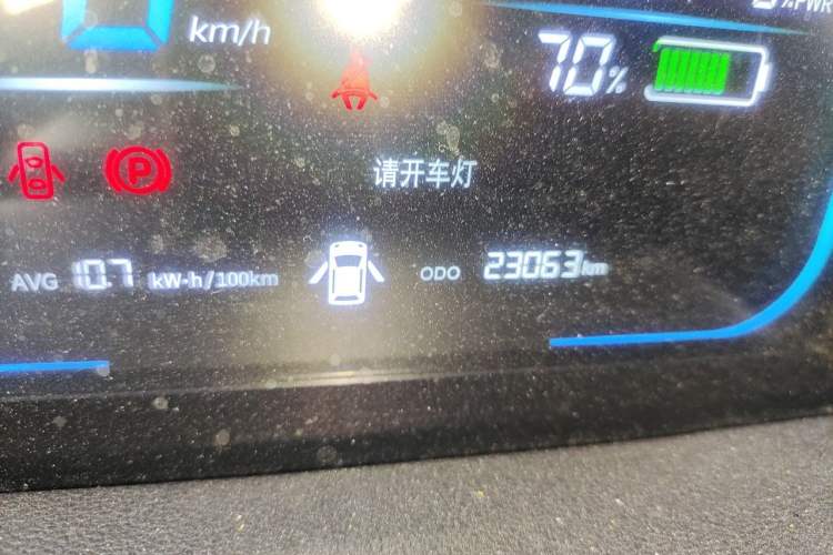 Used CHANGAN NEVO Lumin 2022 210km Sweet Edition Odometer Close Up