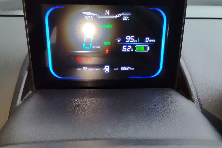 Used CHANGAN NEVO Lumin 2022 155 km – Refreshingly Sweet Edition Odometer Close Up