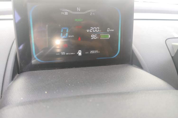 Used CHANGAN NEVO Lumin 2022 210km Sweet Edition Odometer Close Up