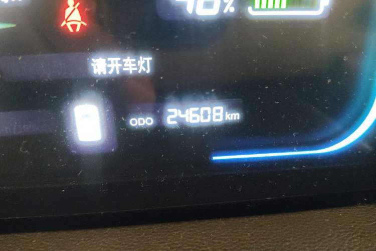 Used CHANGAN NEVO Lumin 2022 210km Sweet Edition Odometer Close Up