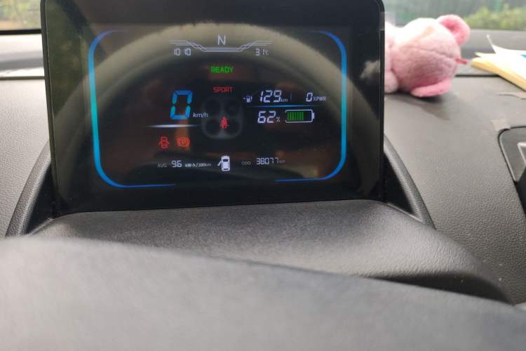 Used CHANGAN NEVO Lumin 2022 210km Sweet Edition Odometer Close Up