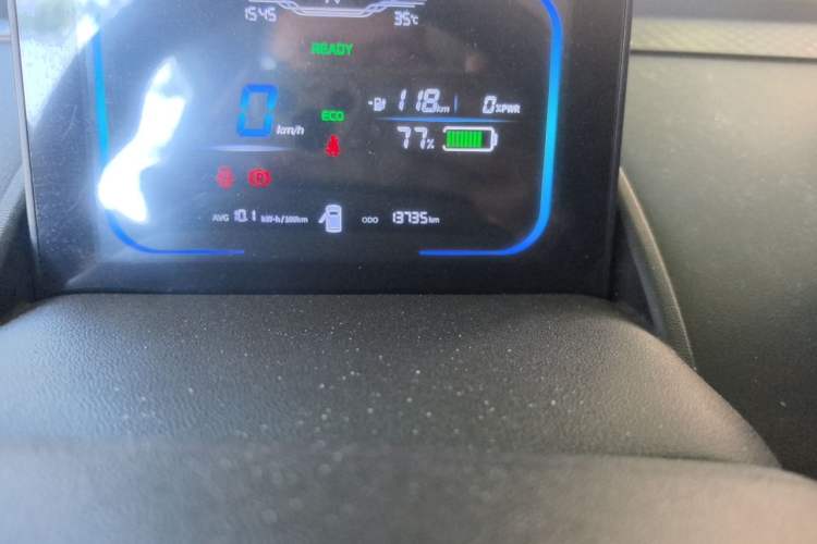Used CHANGAN NEVO Lumin 2022 155 km – Refreshingly Sweet Edition Odometer Close Up