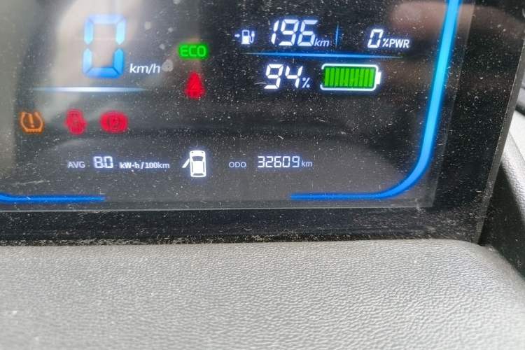 Used CHANGAN NEVO Lumin 2022 210km Sweet Edition Odometer Close Up