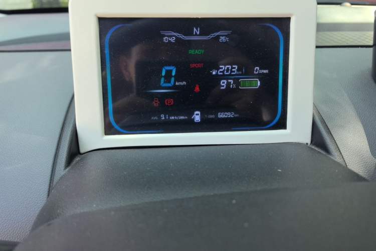 Used CHANGAN NEVO Lumin 2022 210km Sweet Edition Odometer Close Up