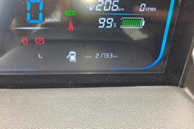 Used CHANGAN NEVO Lumin 2022 210km Sweet Edition Odometer Close Up