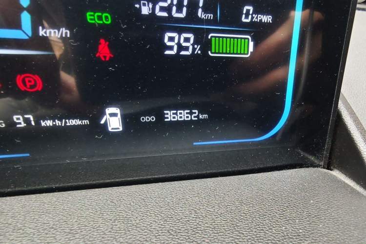 Used CHANGAN NEVO Lumin 2022 210km Sweet Edition Odometer Close Up