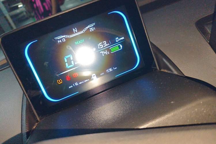 Used CHANGAN NEVO Lumin 2022 210km Sweet Edition Odometer Close Up