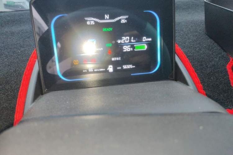 Used CHANGAN NEVO Lumin 2022 210km Sweet Edition Odometer Close Up